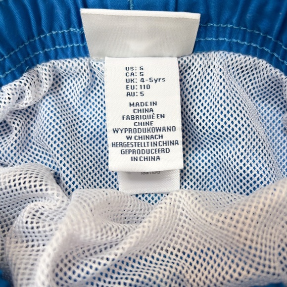 Tommy Bahama boys swim trunks size 5 - navy/pink/floral, sz S - Picture 7 of 11